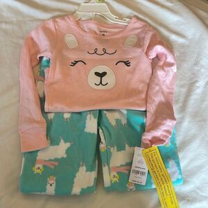 Carters Girls Pajama Set size 4T NWT